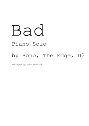 Book cover for Bad