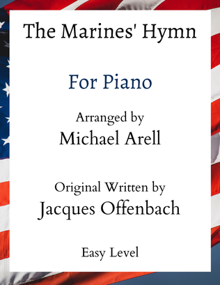 Book cover for Marines' Hymn- Easy Piano
