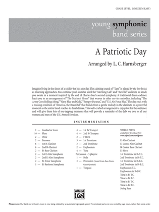 Book cover for A Patriotic Day: Score