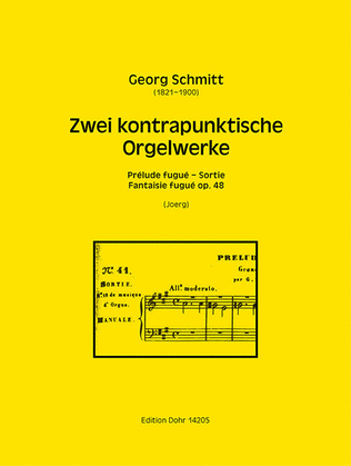 Book cover for Zwei kontrapunktische Orgelwerke