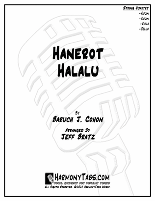 Book cover for Hanerot Halalu (String Quartet)