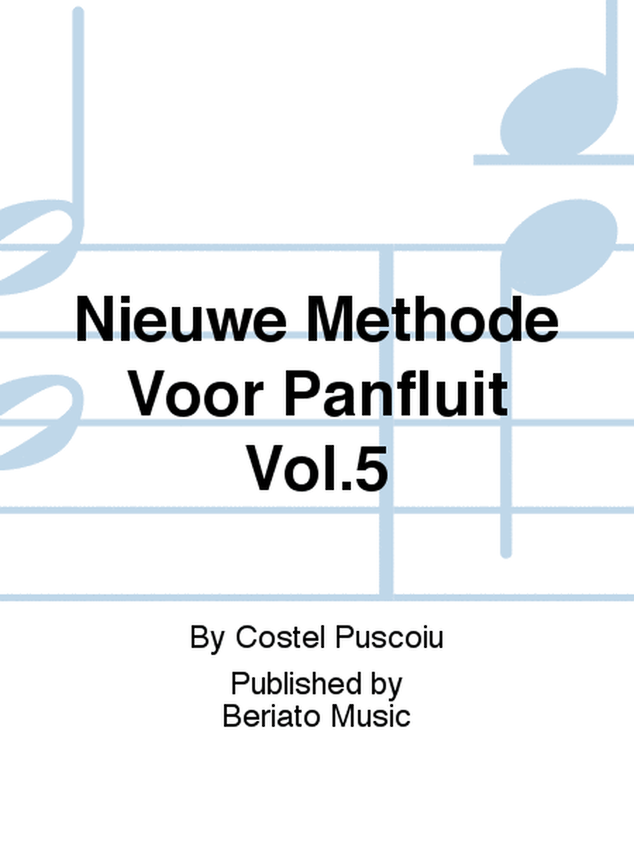 Nieuwe Methode Voor Panfluit Vol.5