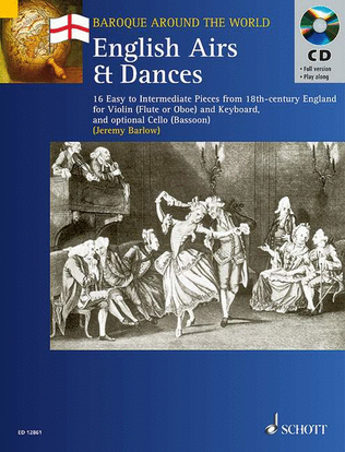 Book cover for English Airs and Dances