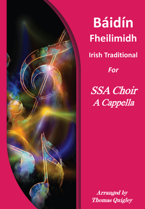 Book cover for Báidín Fheilimidh (SSA a cappella)