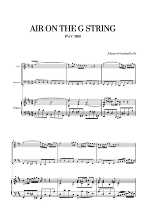 Johann Sebastian Bach - Air on the G String for Flute, Bassoon and Piano
