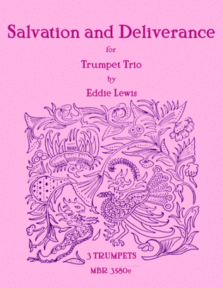 Book cover for Salvation and Deliverance for Trumpet Trio by Eddie Lewis