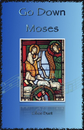 Book cover for Go Down Moses, Gospel Song for Oboe Duet
