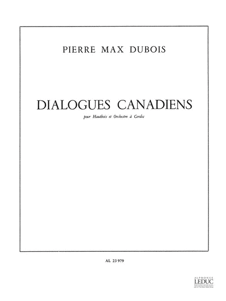 Dialogues Canadiens (oboe & Piano)