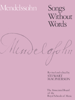 Book cover for Songs without Words