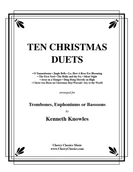 Ten Christmas Duets for Trombone or Euphonium