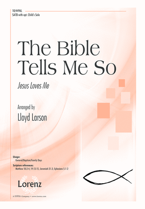 Book cover for The Bible Tells Me So