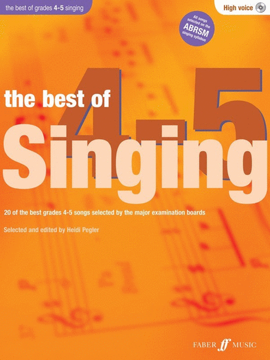Best Of Singing Grade 4-5 High Voice/CD