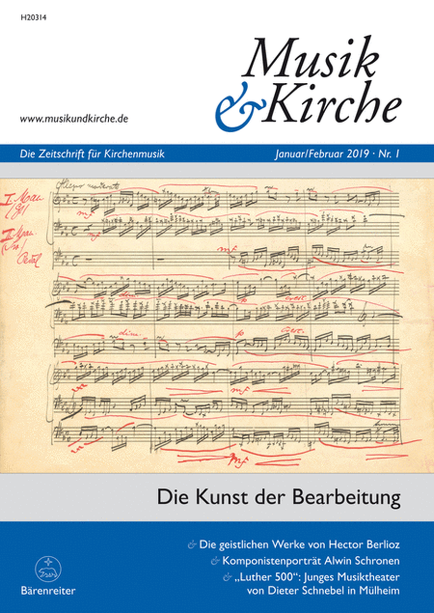 Musik & Kirche, Heft 1/2019