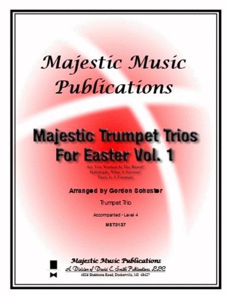Majestic Trumpet Trios for Easter Volume 1