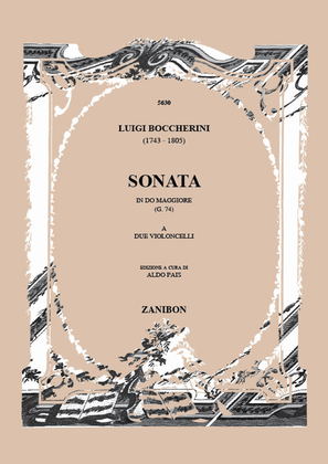 Book cover for Sonata In Do Magg.(4.74) A Due Violoncelli