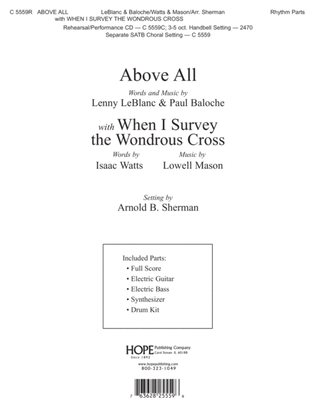 Above All with When I Survey the Wondrous Cross