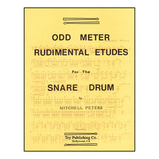 Book cover for Odd Meter Rudimental Etudes