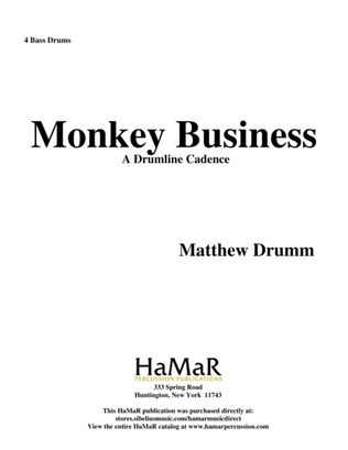 Book cover for Monkey Business