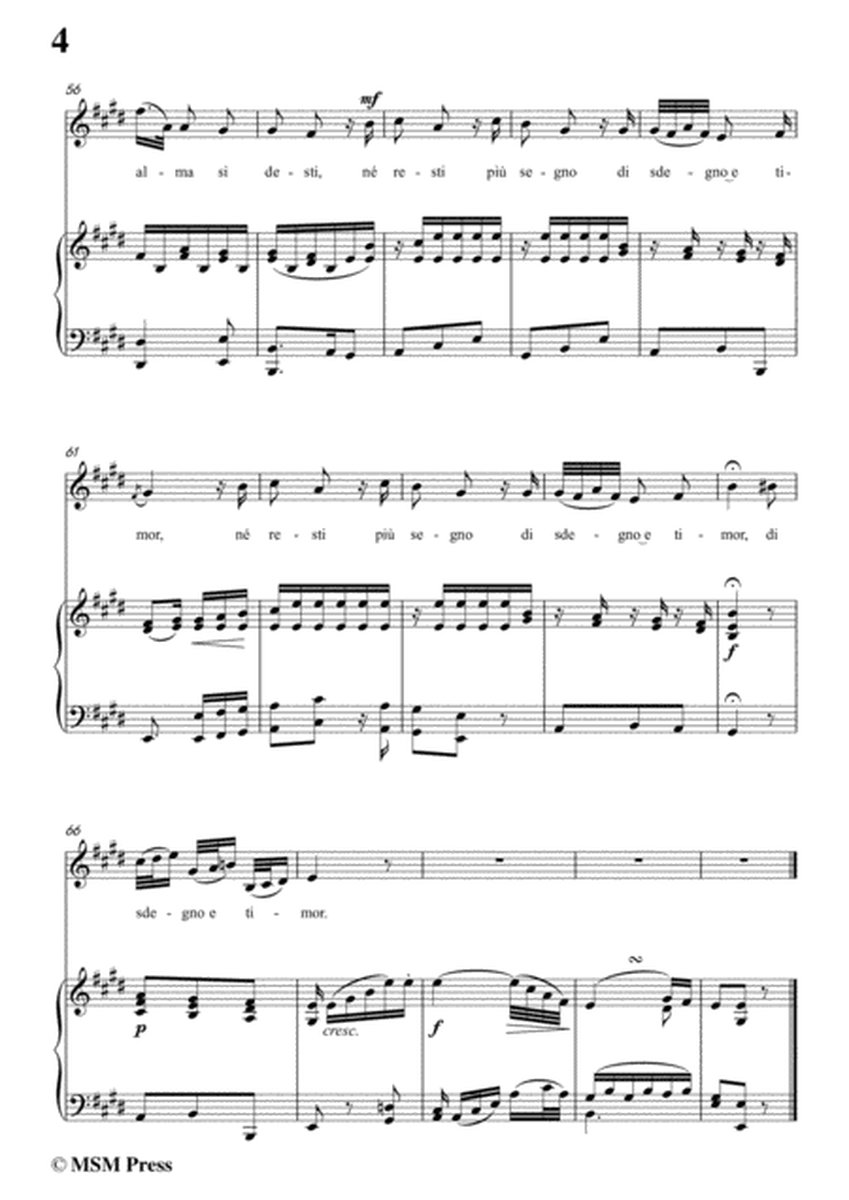 Mozart-Ridente la calma,in E Major,for Voice and Piano image number null