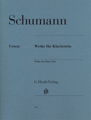 Book cover for Robert Schumann – Works for Piano Trio