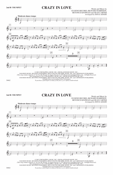 Crazy in Love: 1st B-flat Clarinet