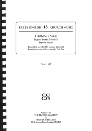 English Sacred Music II: (Made to order)