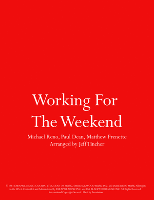 Book cover for Working For The Weekend