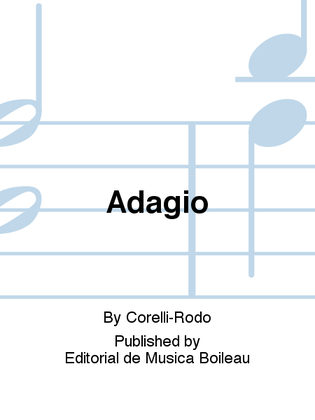 Book cover for Adagio