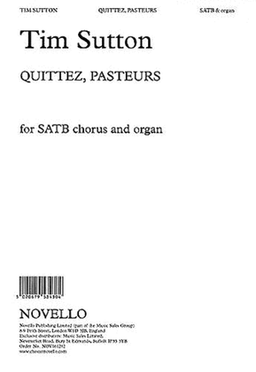 Book cover for Quittez, Pasteurs