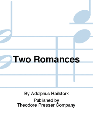 Book cover for Two Romances