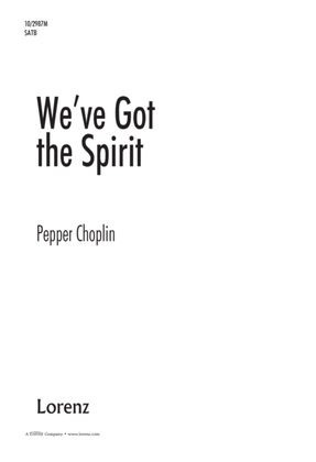 Book cover for We've Got the Spirit