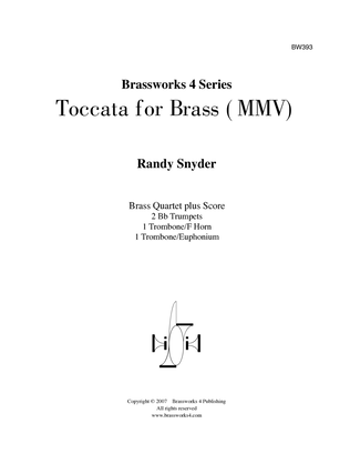 Book cover for Toccata for Brass (MMV)