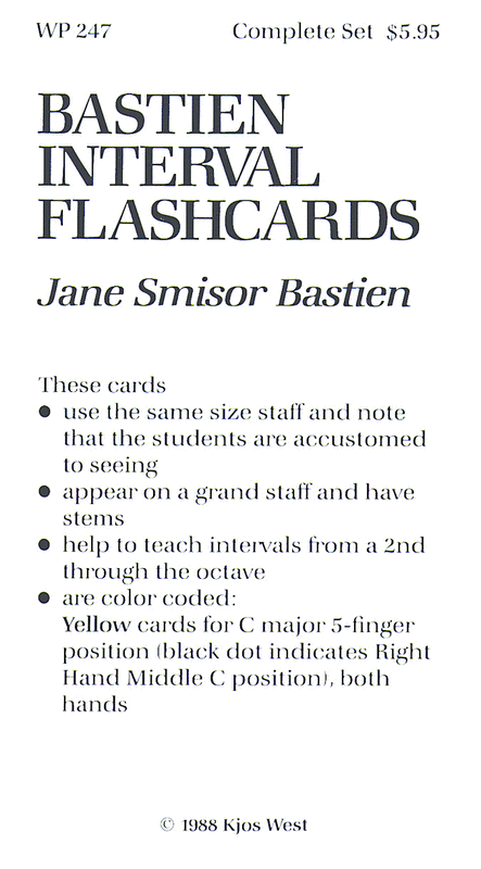 Bastien Interval Flashcards