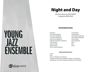 Book cover for Night and Day: Score
