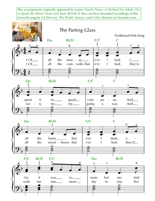 The Parting Glass (Easier to Read and Play)