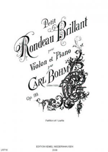 Petit rondeau brillant : pour violon et piano, op. 99