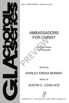 Book cover for Ambassadors for Christ