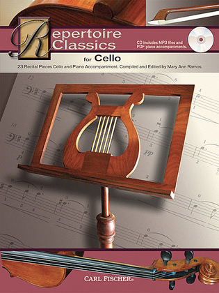 Book cover for Repertoire Classics for Cello