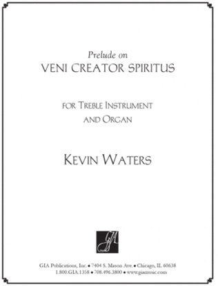 Book cover for Prelude on VENI CREATOR SPIRITUS