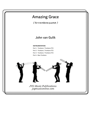 Book cover for Amazing Grace - Trombone Quartet