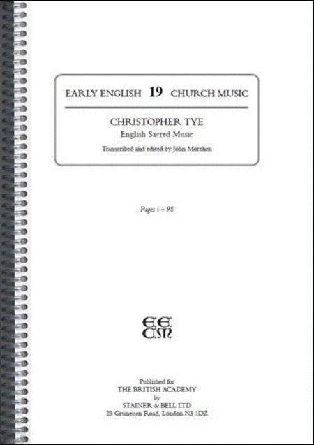 English Sacred Music (Made to order)