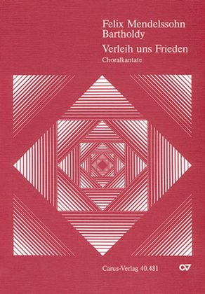 Book cover for In thy mercy grant us peace (Verleih uns Frieden gnadiglich)