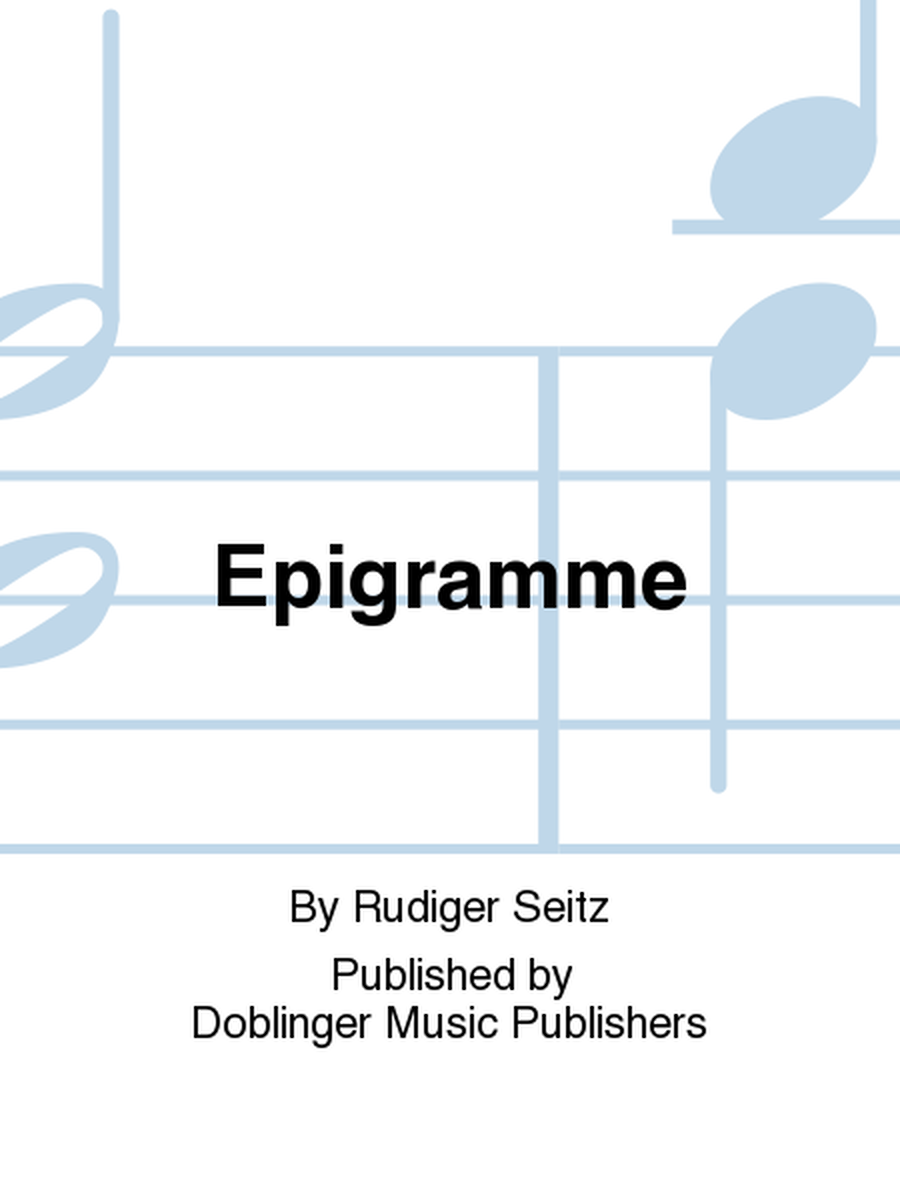 Epigramme