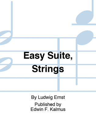 Book cover for Easy Suite, Strings