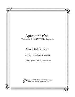 Book cover for Aprés une rêve (After a Dream)