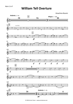 William Tell Overture - transposed horn parts (1-4)