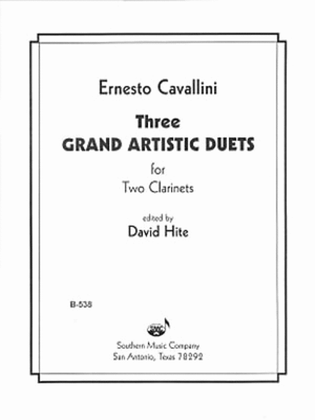 Book cover for Three Grand Artistic Duets