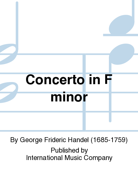 Concerto in F minor (F9SSL-BROWN)