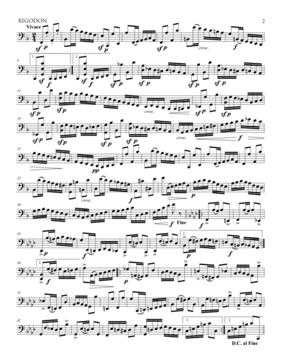 Solo Cello Sonata No. 2