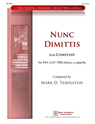 Book cover for Nunc Dimittis